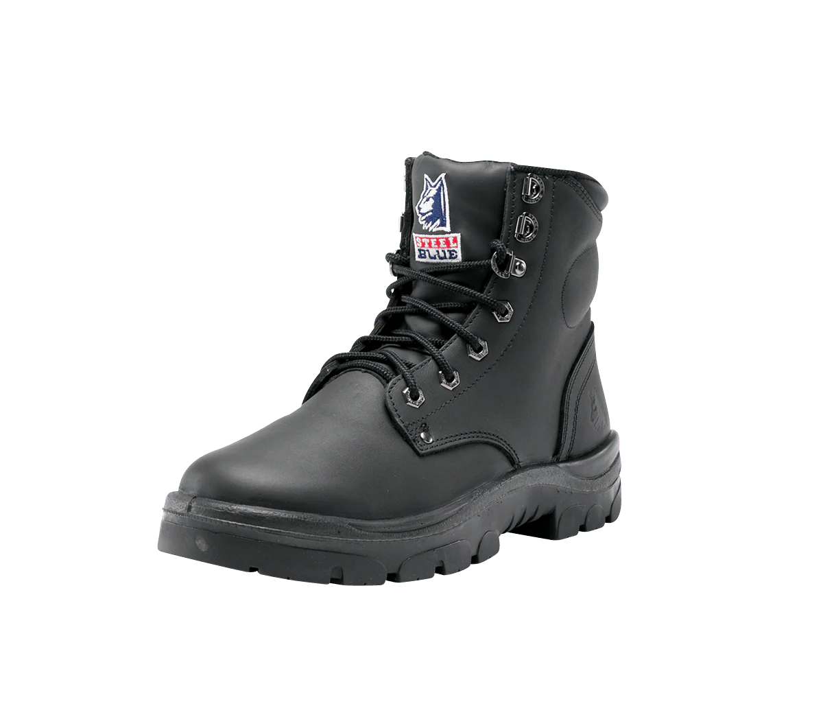 Steel Blue Argyle Lace Up Ankle Boot with Zip (312152) - Image 12