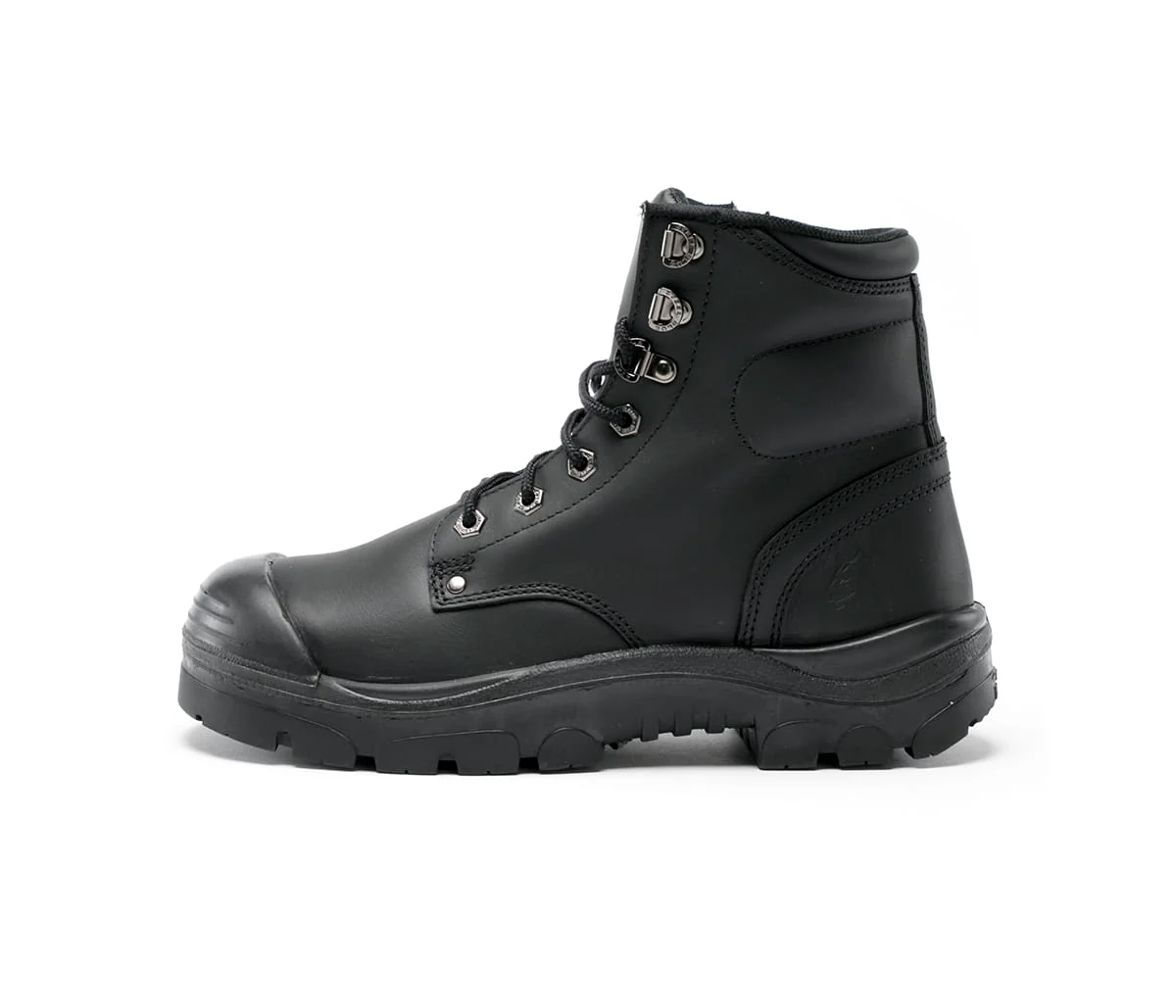 Steel Blue Argyle Lace Up Boot with Zip and Bump Cap -  (332152) - Image 15