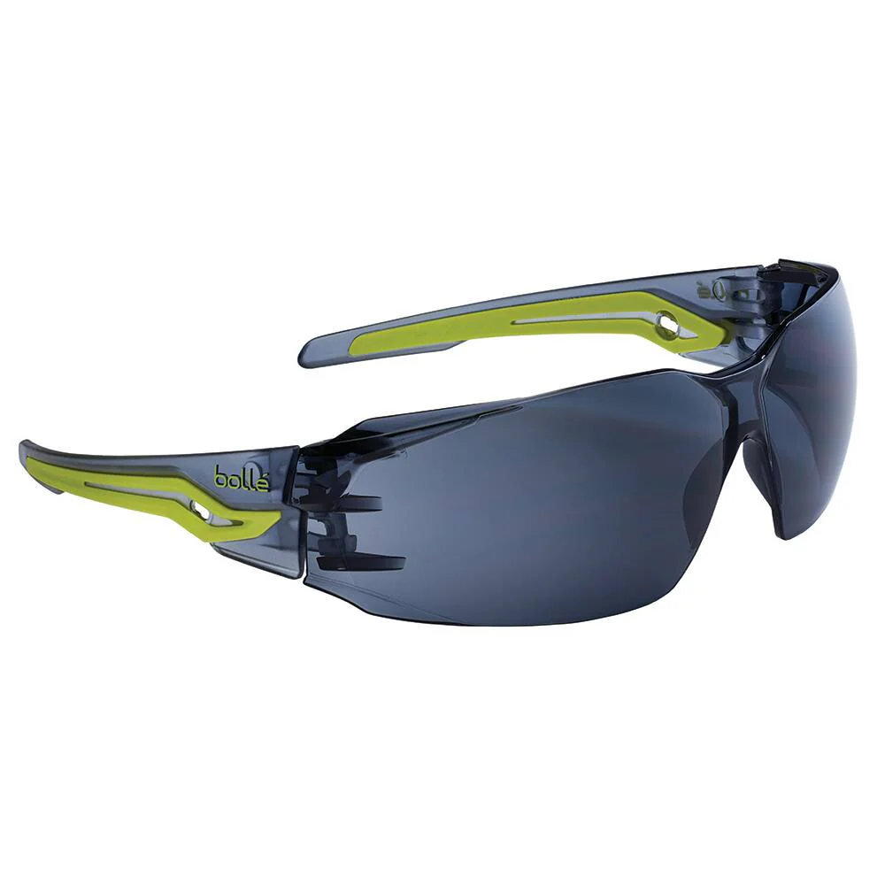 Bolle Safety SILEX Smoke Translucent / Yellow Temples AS/AF Smoke Lens (SILEXPSF) - Image 3