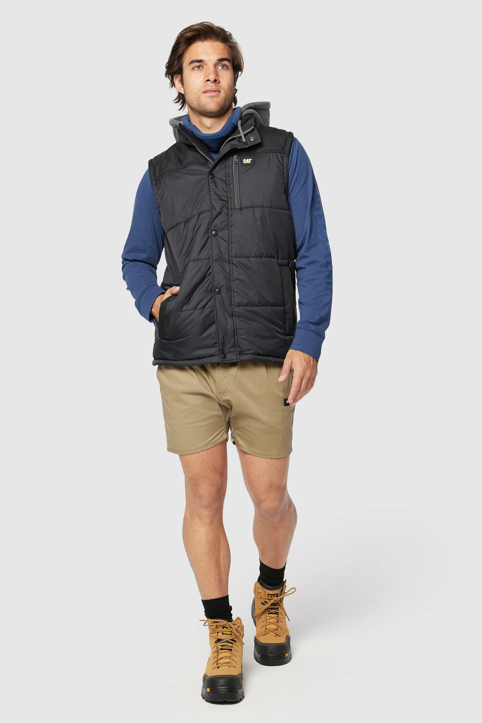 CAT Workwear Hooded Work Vest(1320008) - Image 3