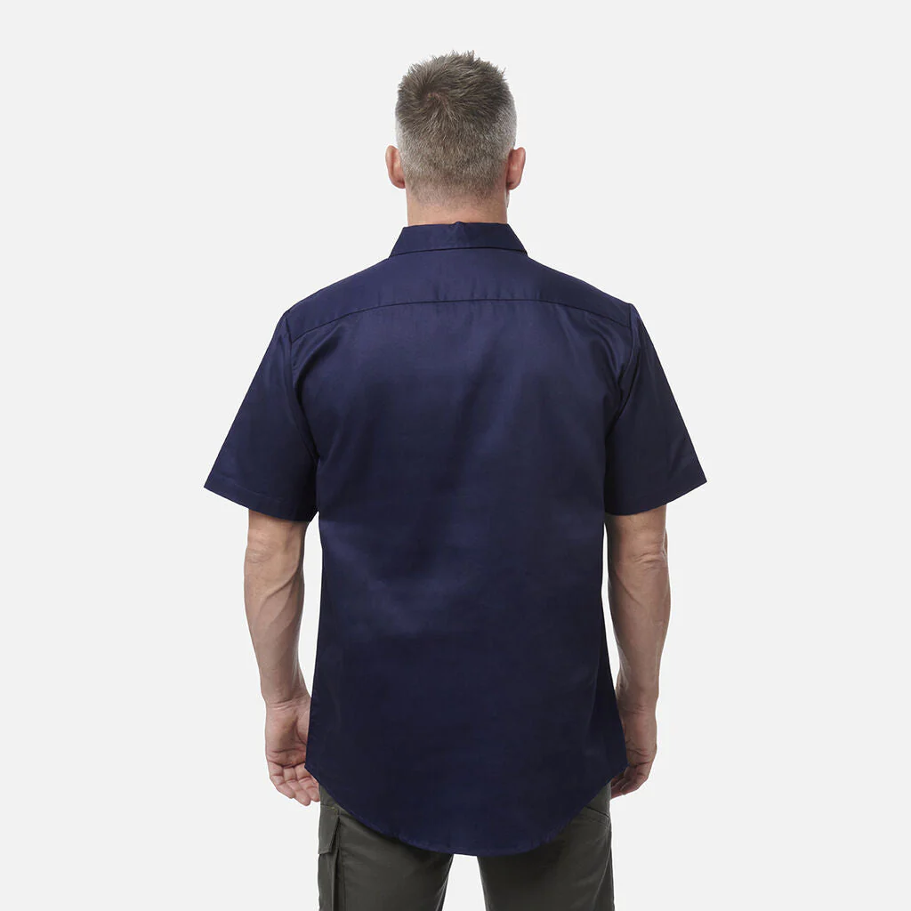 King Gee Originals Short Sleeve Closed Front Cotton Drill Work Shirt (K04060) - Image 12
