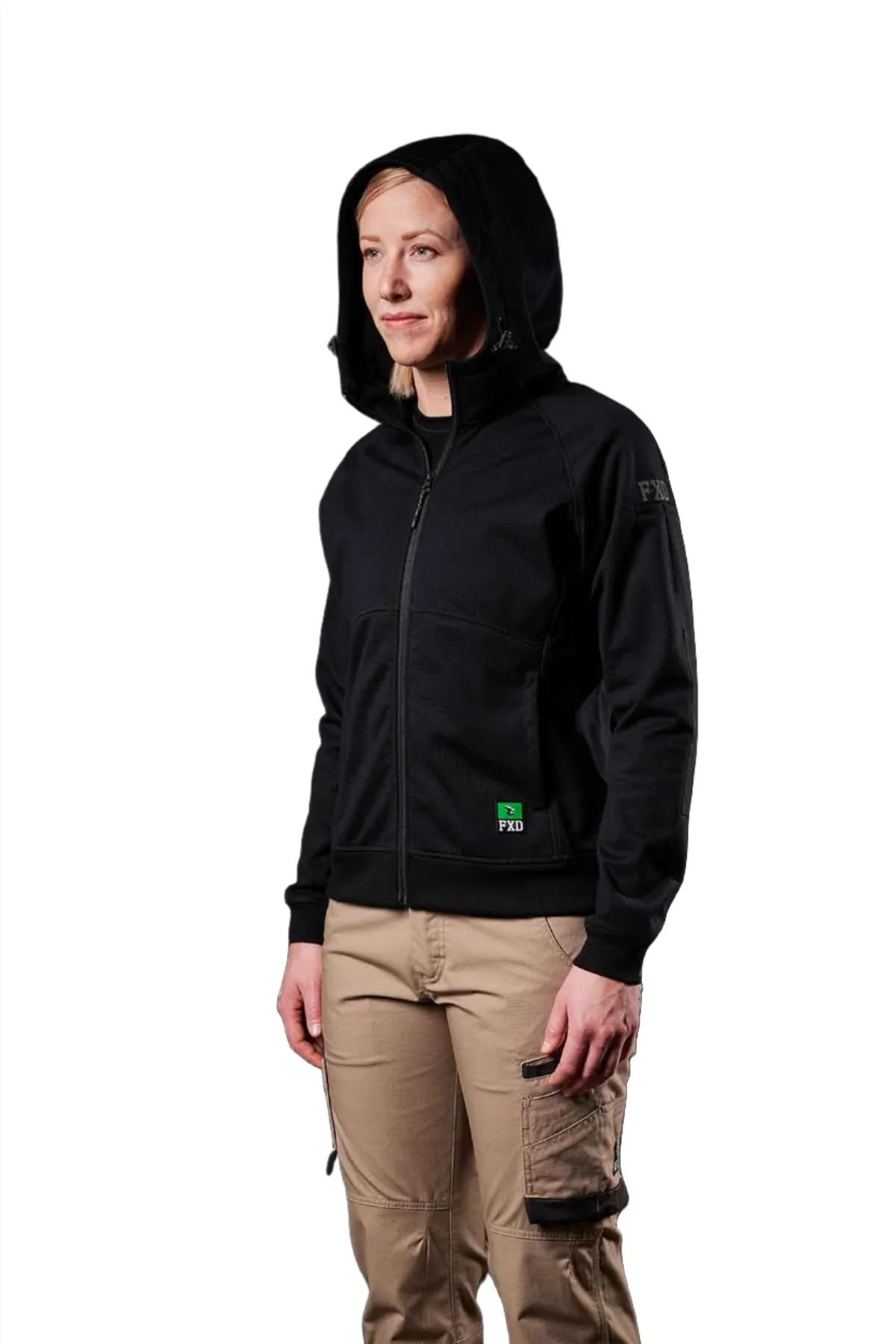FXD Workwear 3layer Bonded Membrane Women's Fleece Hoodie (WF3W) - Image 14