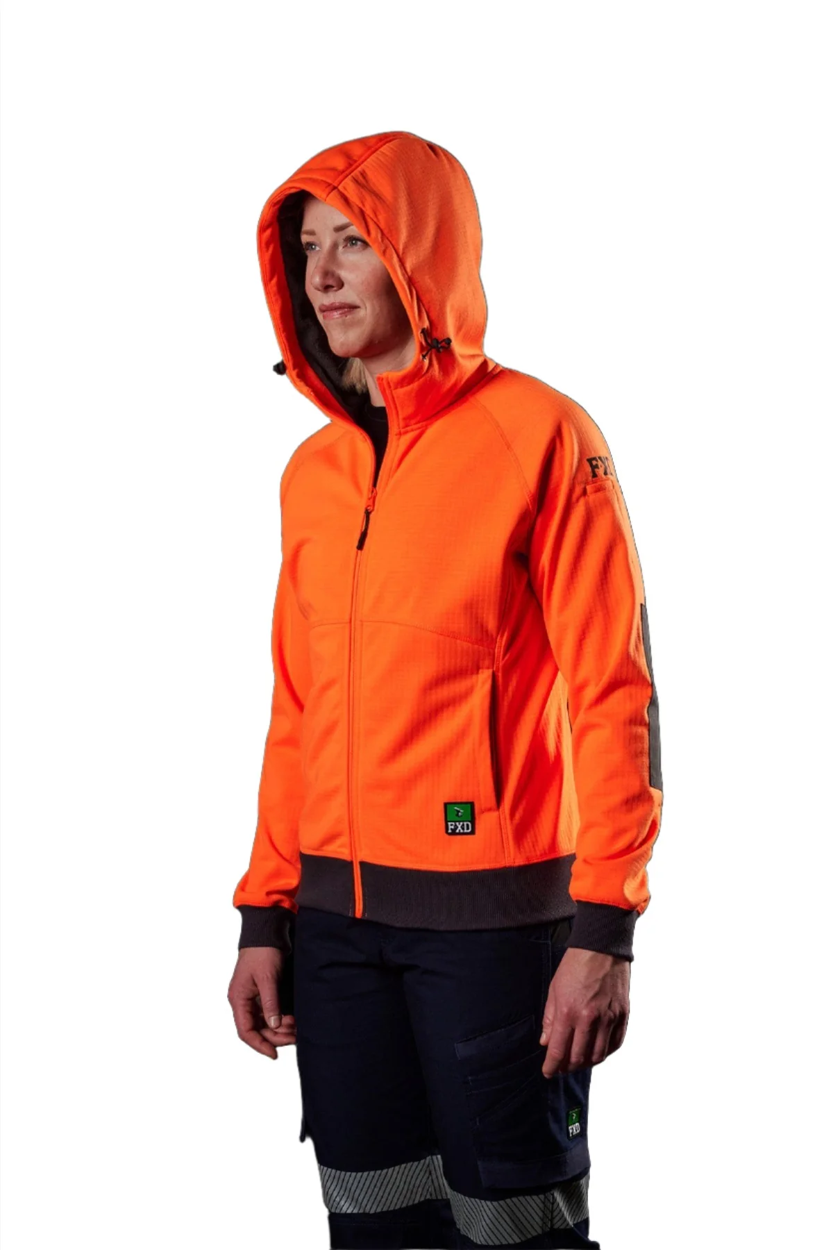FXD Workwear 3layer Bonded Membrane Women's Fleece Hoodie (WF3W) - Image 37