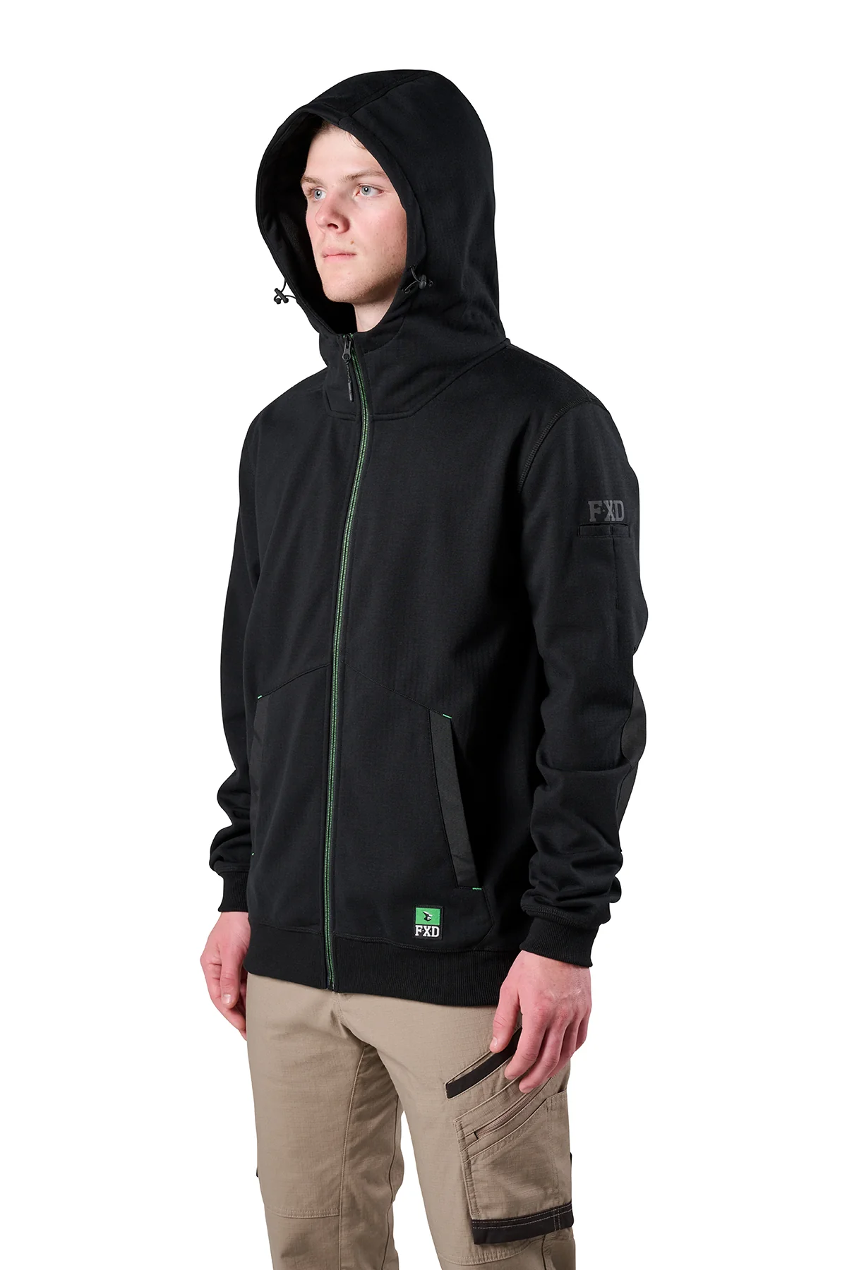 FXD Workwear Bonded 3-layer Membrane Fleece Zip Hoodie (WF3) - Image 5