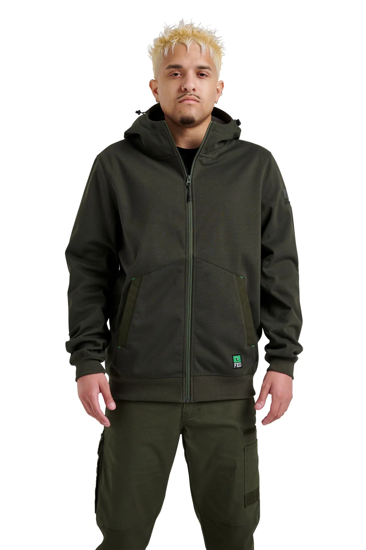 FXD Workwear Bonded 3-layer Membrane Fleece Zip Hoodie (WF3) - Image 9