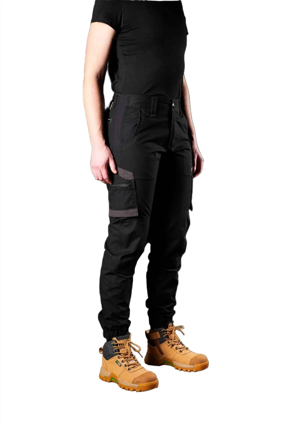 FXD Workwear Cuffed Stretch Ripstop Women's  Work Pants (WP8W) - Image 3
