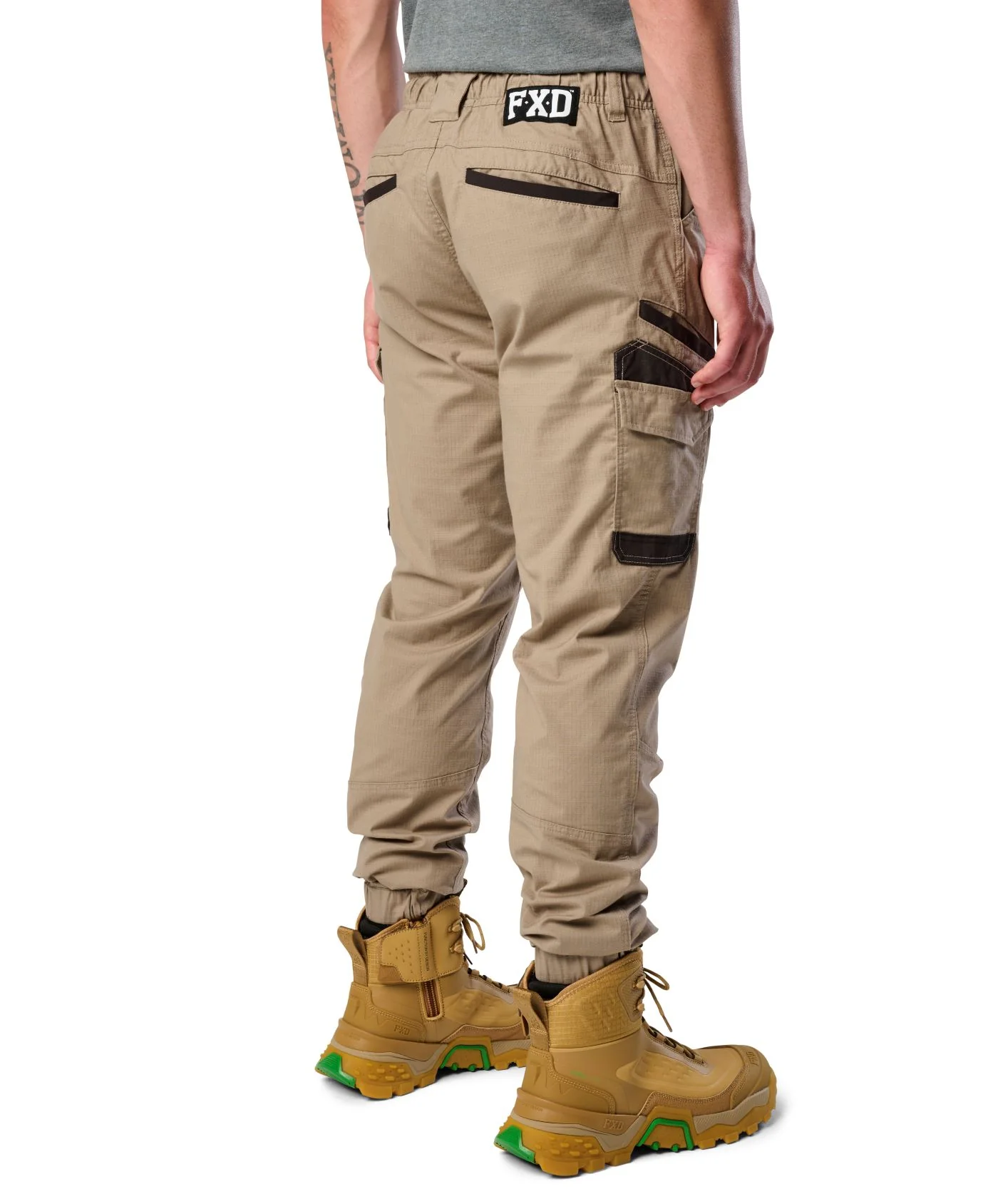 FXD Workwear Cuffed Elastic Waist Stretch Ripstop Pant (WP12C) - Image 4