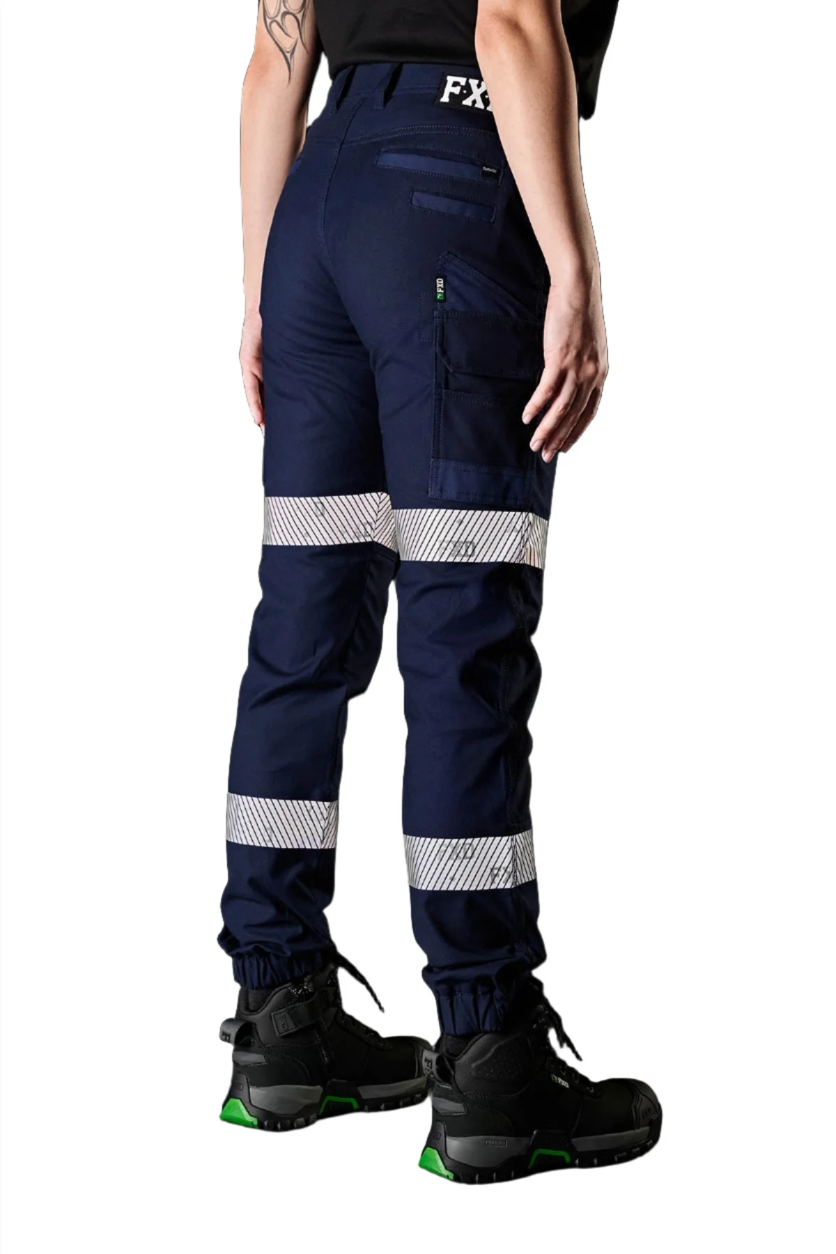 FXD Workwear Refelctive Cuffed Women's Work Pants (WP4WT) - Image 7