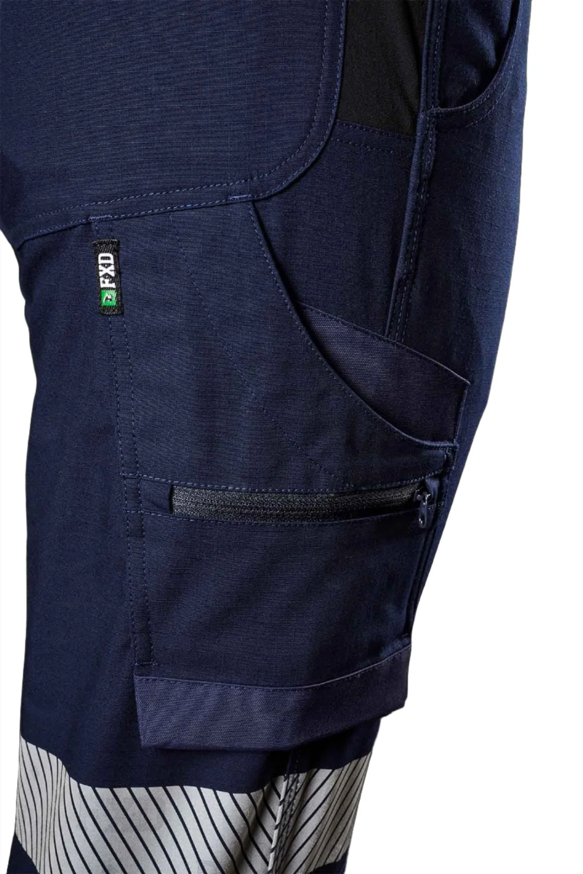 FXD Workwear Reflective Cuffed Stretch Ripstop Women's Work Pants (WP8WT) - Image 8