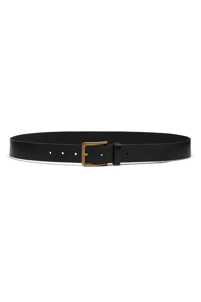 Hard Yakka Embossed Leather & Brass Buckle Belt (Y22826) - Image 3