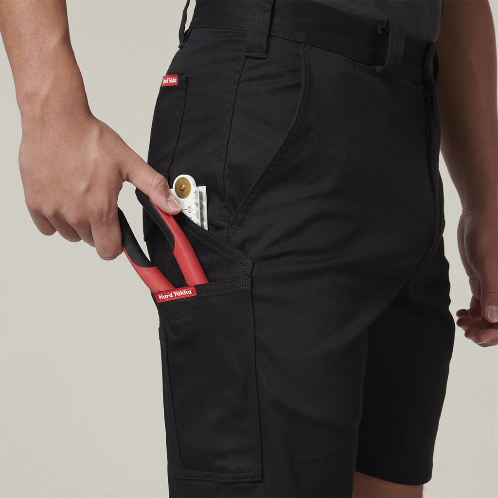 Hard Yakka Core Relaxed Fit Stretch Cotton Work Cargo Short (Y05067) - Image 10