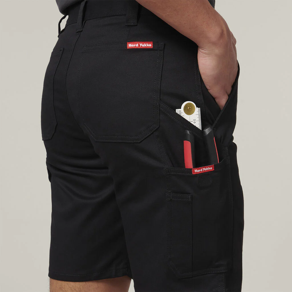 Hard Yakka Core Relaxed Fit Stretch Cotton Work Cargo Short (Y05067) - Image 9
