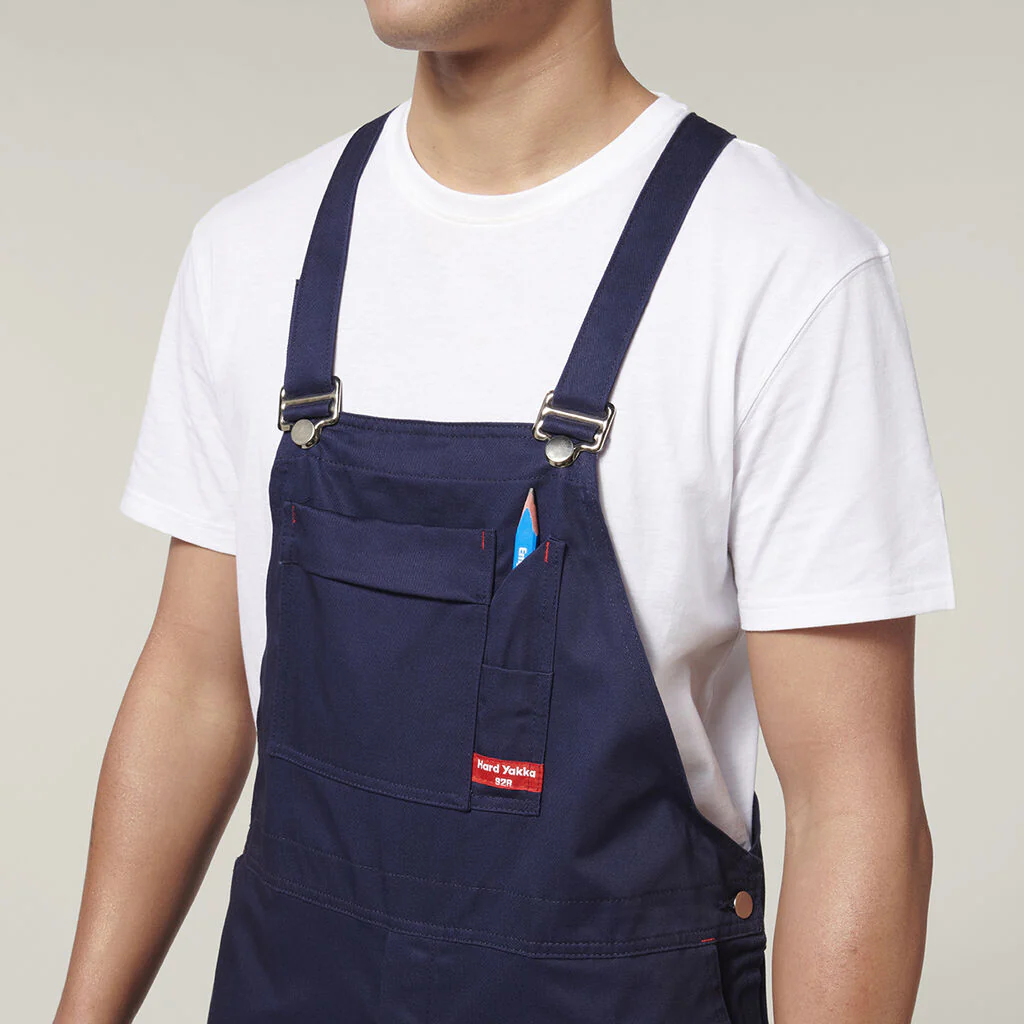 Hard Yakka Bib & Brace Cross Back Cotton Overall (Y01010) - Image 14