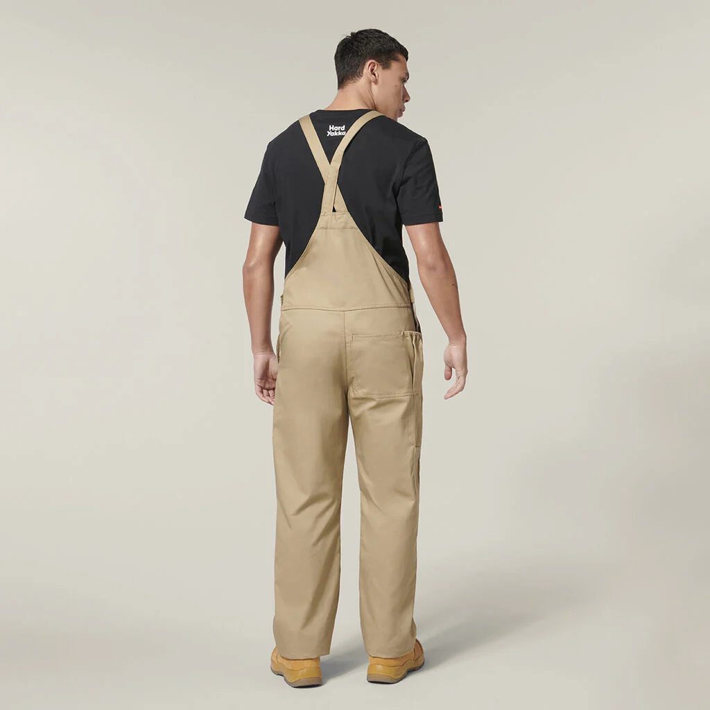 Hard Yakka Bib & Brace Cross Back Cotton Overall (Y01010) - Image 3