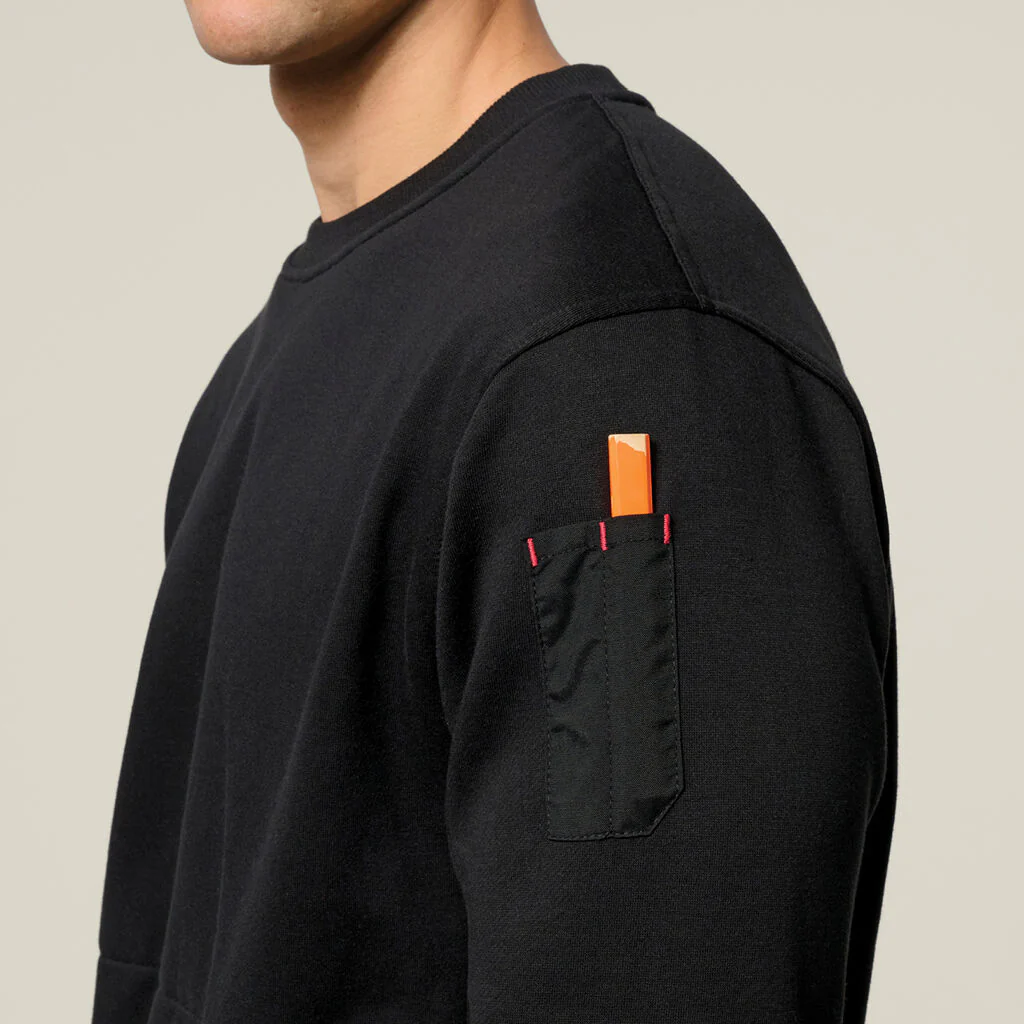 Hard Yakka Crew Neck Fleece Jumper (Y19324) - Image 4