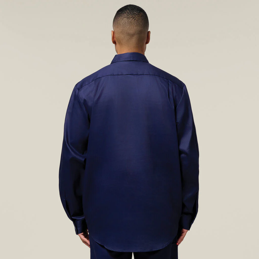 Hard Yakka Long Sleeve Closed Front Cotton Drill Work Shirt (Y07530) - Image 12