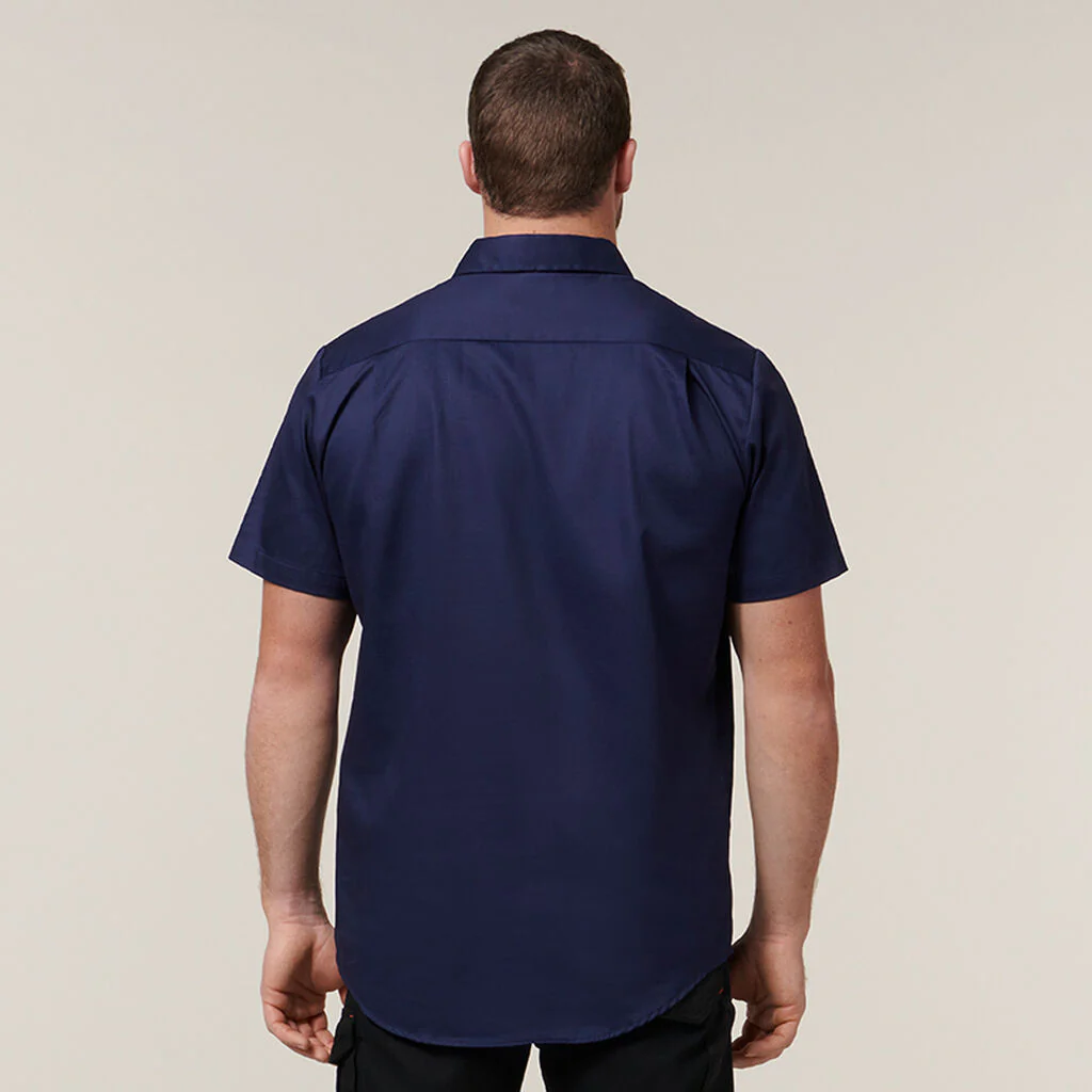 Hard Yakka Short Sleeve Closed Front Cotton Drill Work Shirt (Y07540) - Image 16