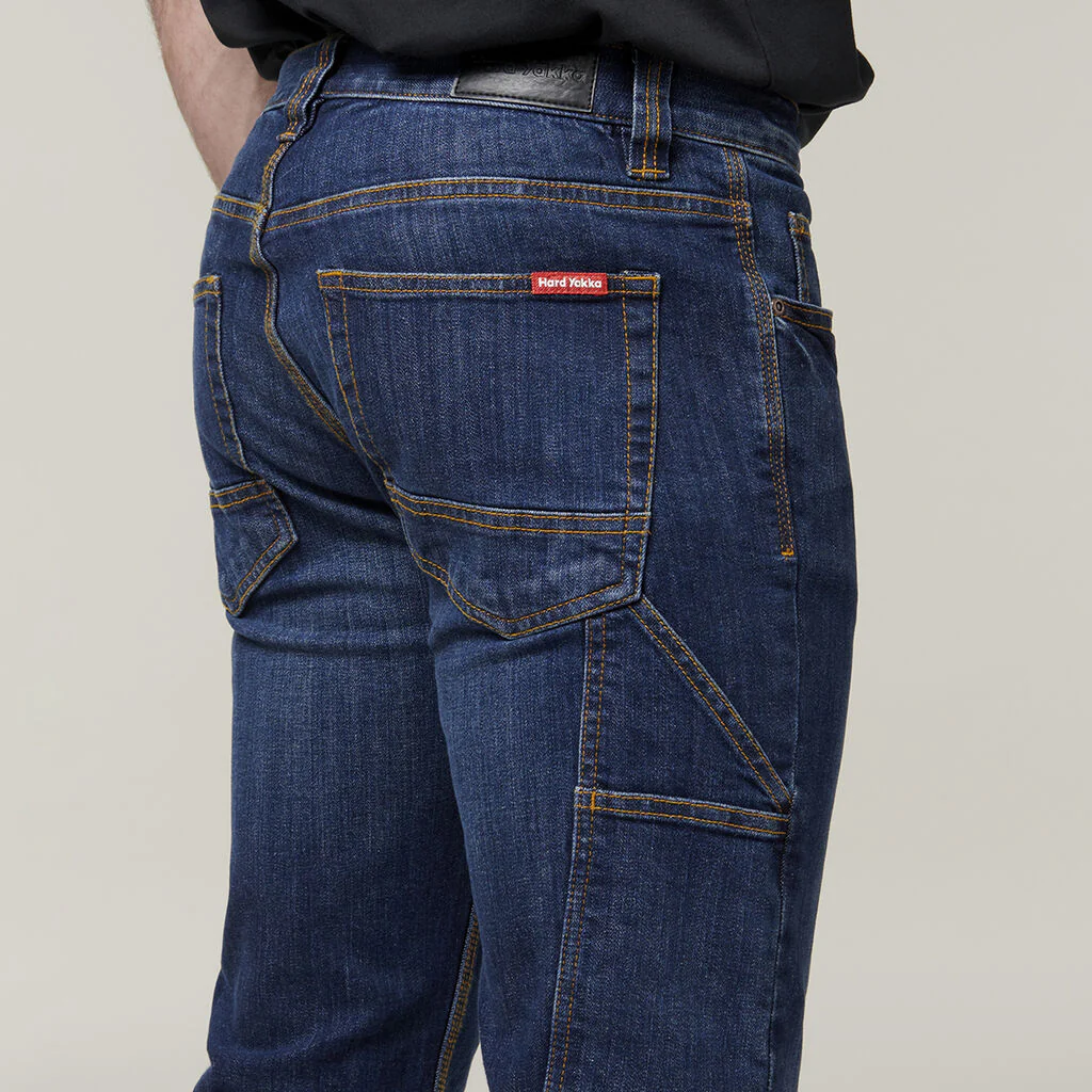 Hard Yakka Heritage Slim Fit Denim Work Jeans (Y03105) - Image 3