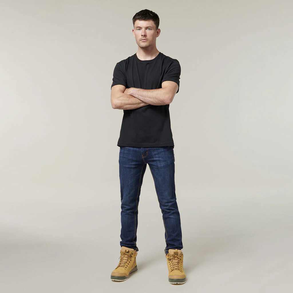 Hard Yakka Heritage Slim Fit Denim Work Jeans (Y03105) - Image 4