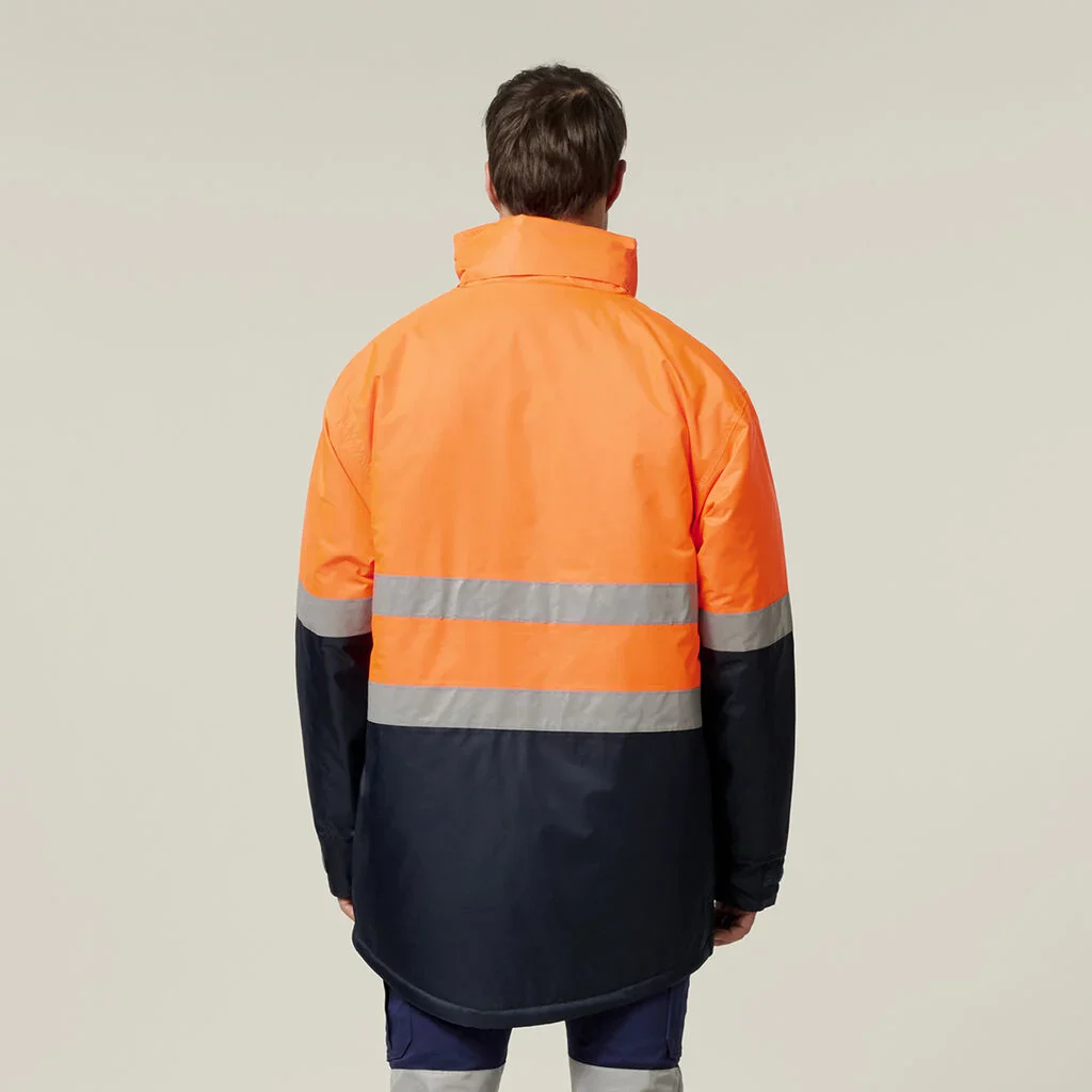 Hard Yakka Core Hi-Vis 2 Tone Taped Quilted Waterproof Jacket (Y06685) - Image 3