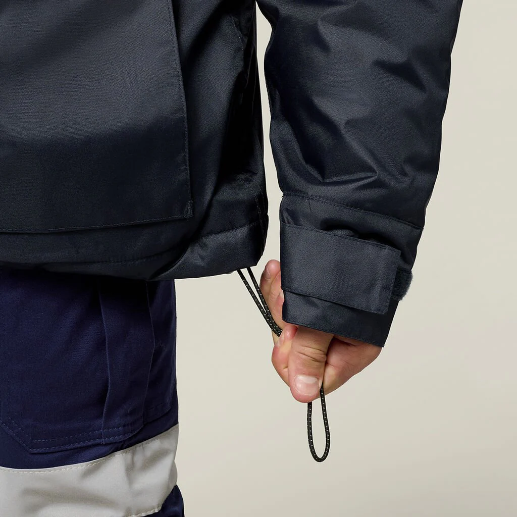 Hard Yakka Core Hi-Vis 2 Tone Taped Quilted Waterproof Jacket (Y06685) - Image 7