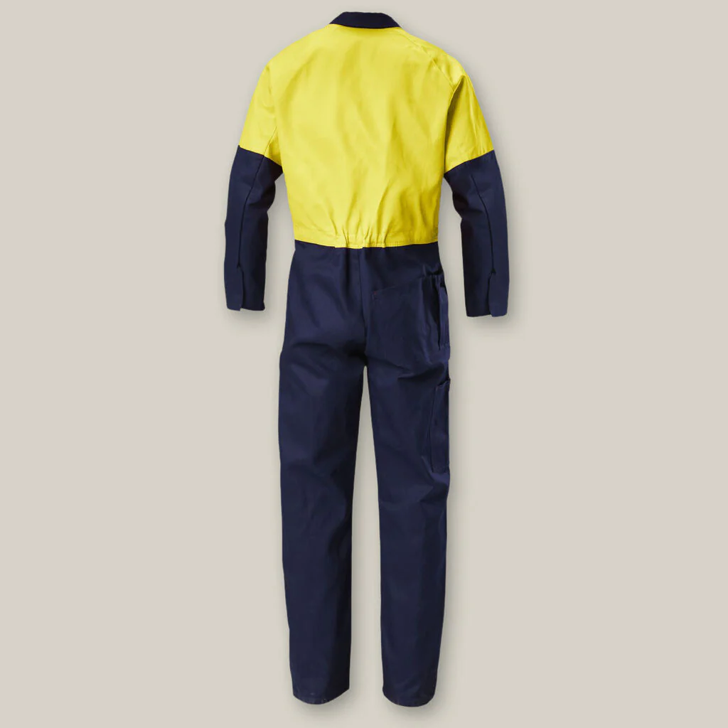 Hard Yakka Hi-vis 2Tone Cotton Drill Coverall (Y00270) - Image 10