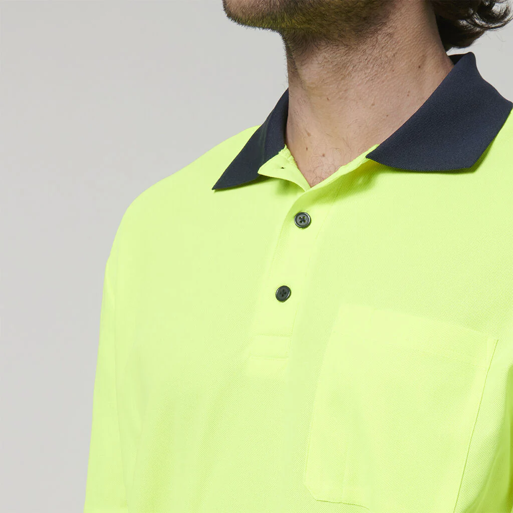 Hard Yakka Men's Short Sleeve Hi Vis Polo (Y19616) - Image 16