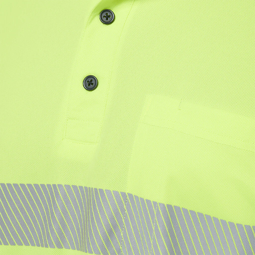 Hard Yakka Men's Short Sleeve Hi Vis Taped Polo (Y19618) - Image 16