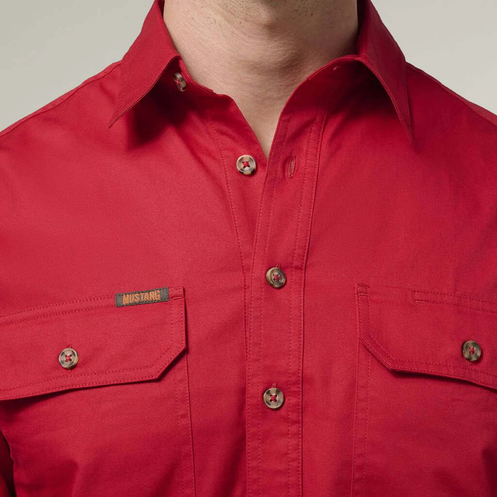 Hard Yakka Mustang Closed Front Work Shirt (Y04004) - Image 10