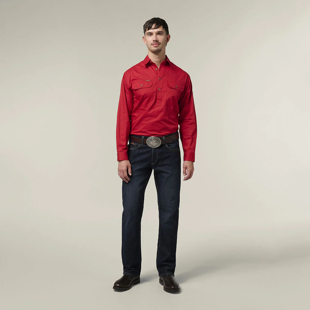 Hard Yakka Mustang Closed Front Work Shirt (Y04004) - Image 11