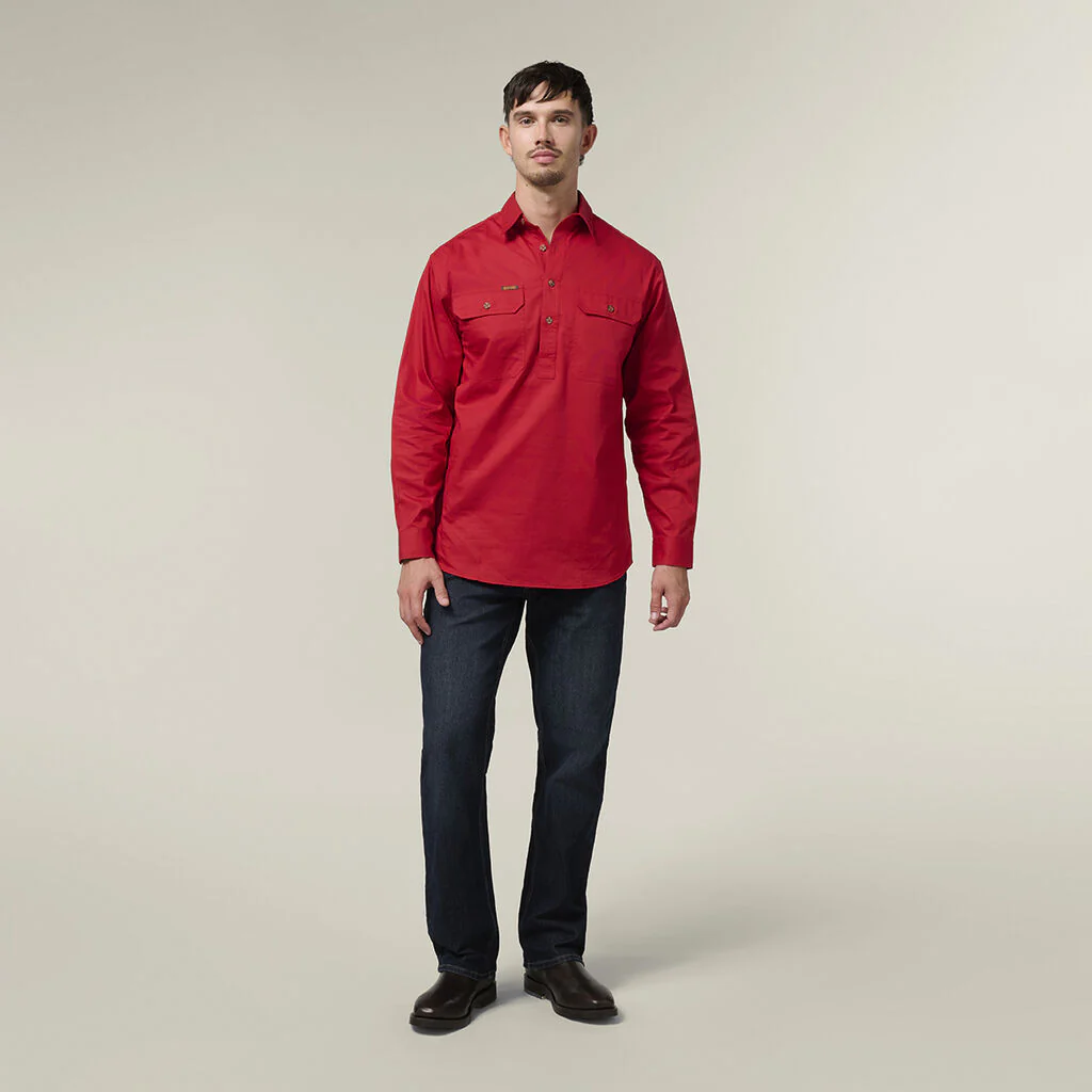 Hard Yakka Mustang Closed Front Work Shirt (Y04004) - Image 12