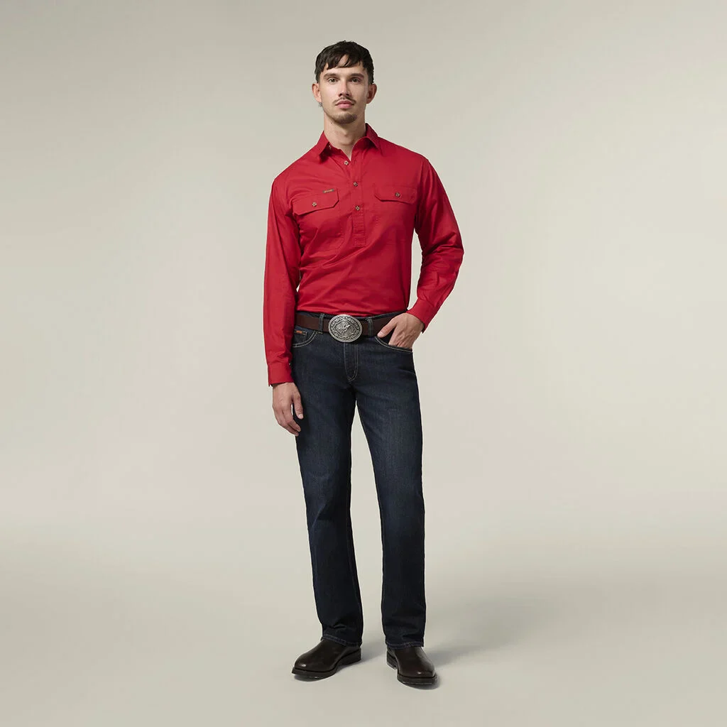 Hard Yakka Mustang Closed Front Work Shirt (Y04004) - Image 13