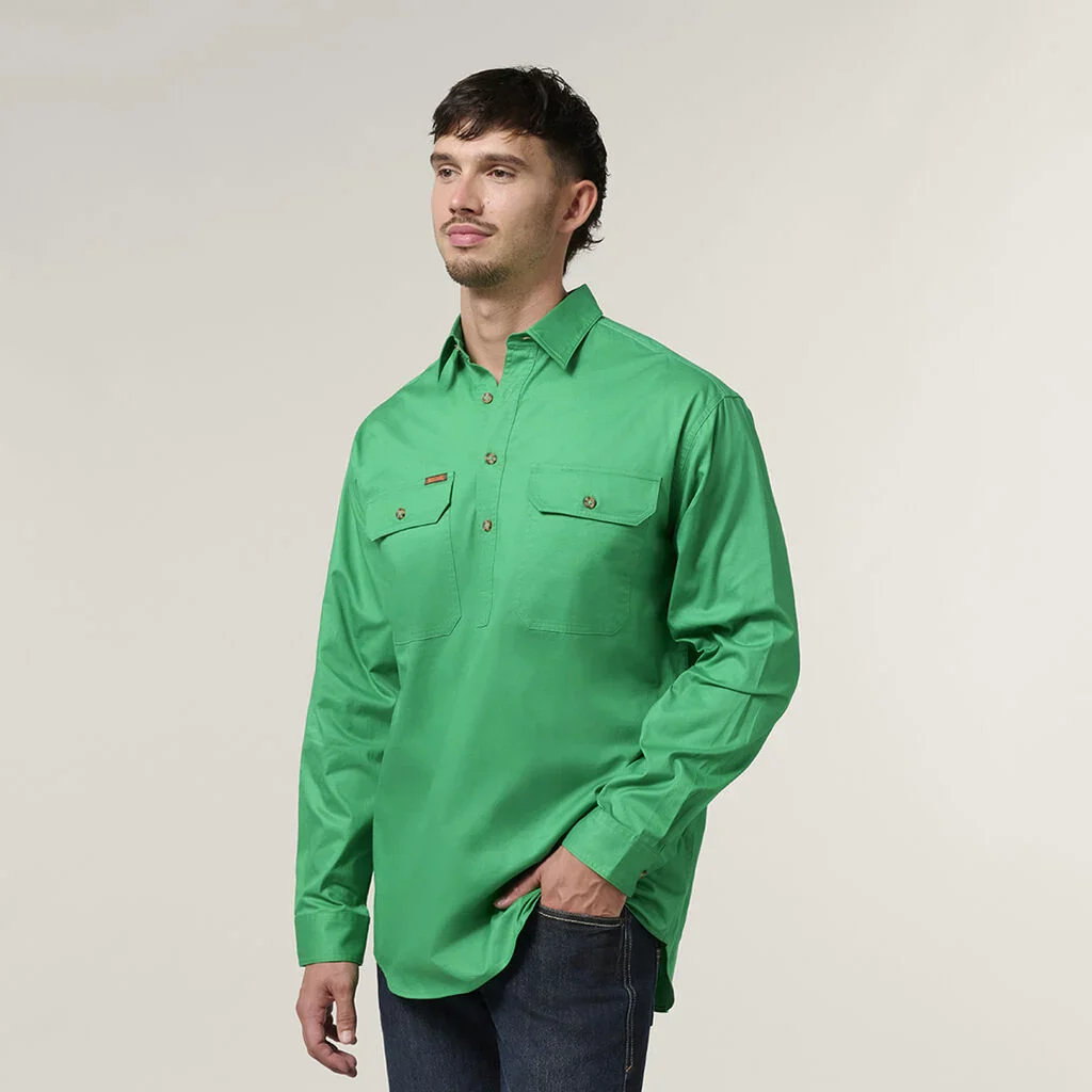 Hard Yakka Mustang Closed Front Work Shirt (Y04004) - Image 15