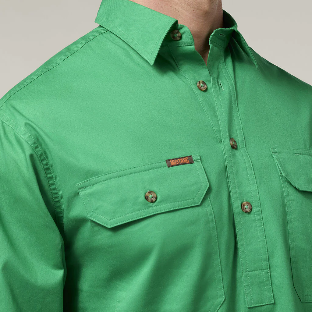 Hard Yakka Mustang Closed Front Work Shirt (Y04004) - Image 17