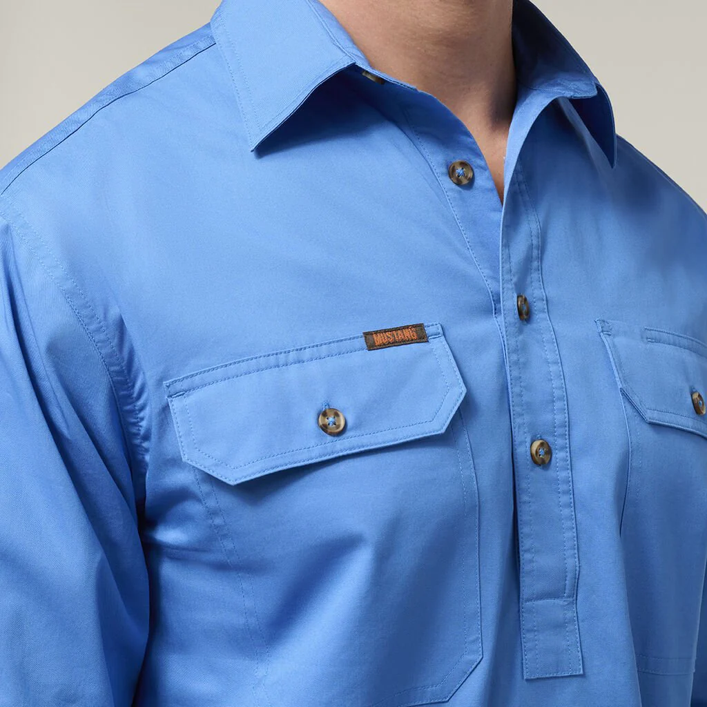 Hard Yakka Mustang Closed Front Work Shirt (Y04004) - Image 22