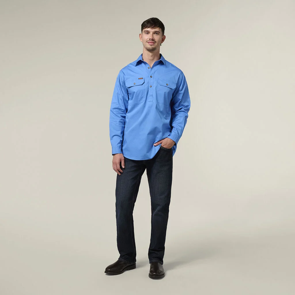 Hard Yakka Mustang Closed Front Work Shirt (Y04004) - Image 23