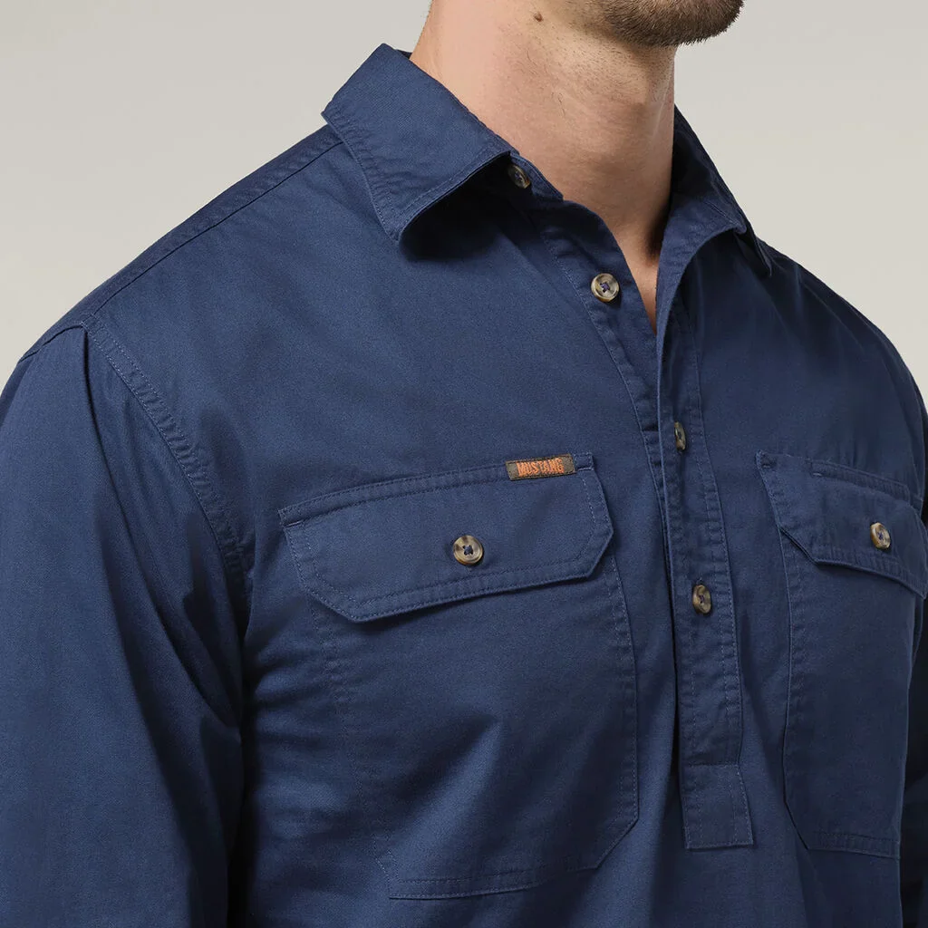 Hard Yakka Mustang Closed Front Work Shirt (Y04004) - Image 27
