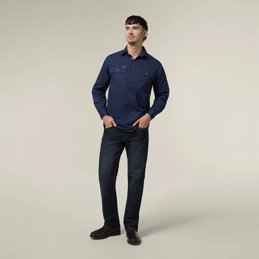 Hard Yakka Mustang Closed Front Work Shirt (Y04004) - Image 29