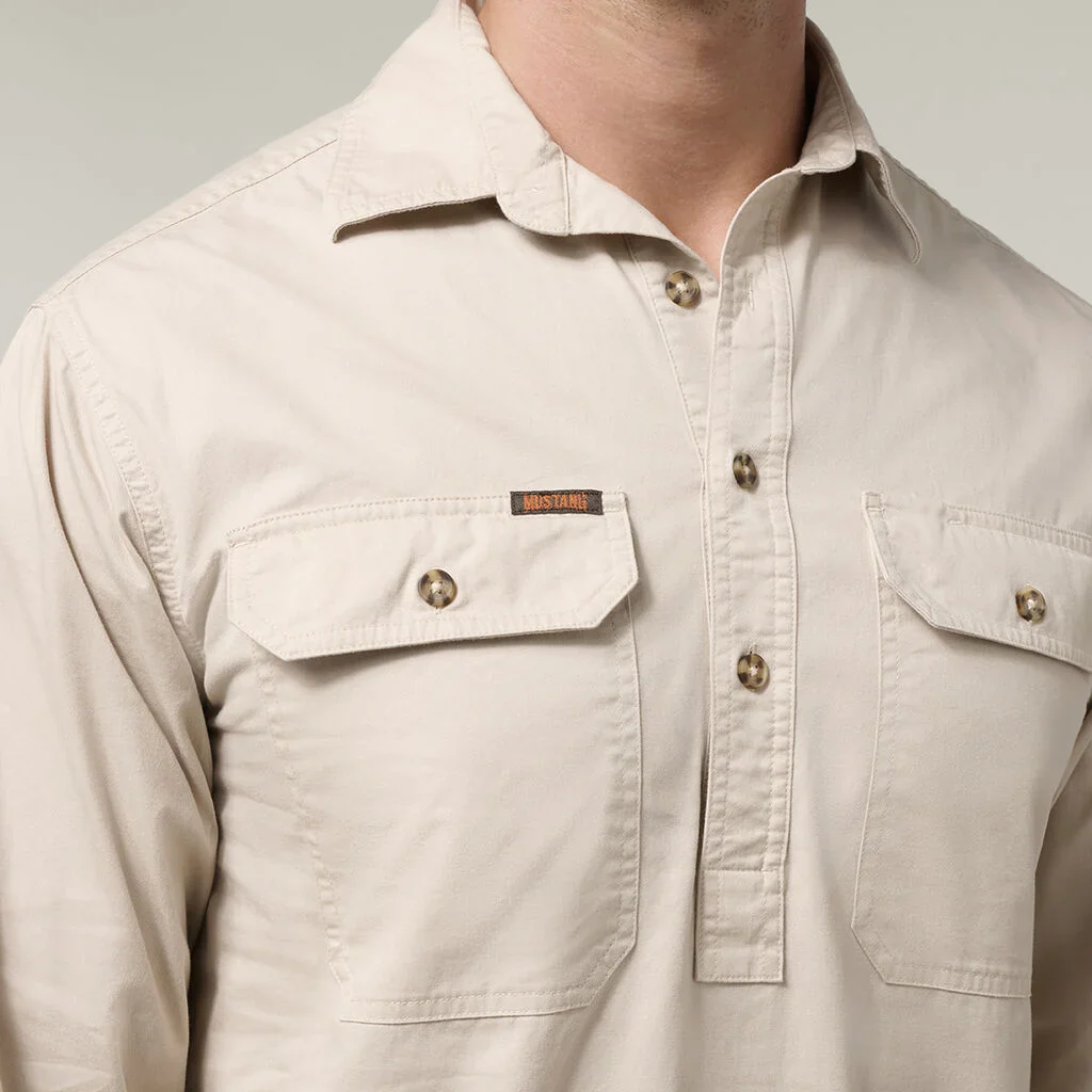 Hard Yakka Mustang Closed Front Work Shirt (Y04004) - Image 33