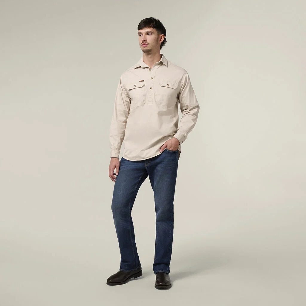 Hard Yakka Mustang Closed Front Work Shirt (Y04004) - Image 34