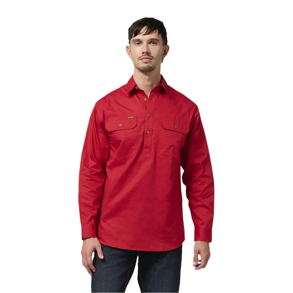 Hard Yakka Mustang Closed Front Work Shirt (Y04004) - Image 6