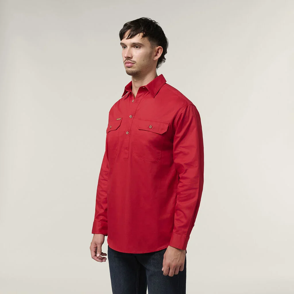 Hard Yakka Mustang Closed Front Work Shirt (Y04004) - Image 7