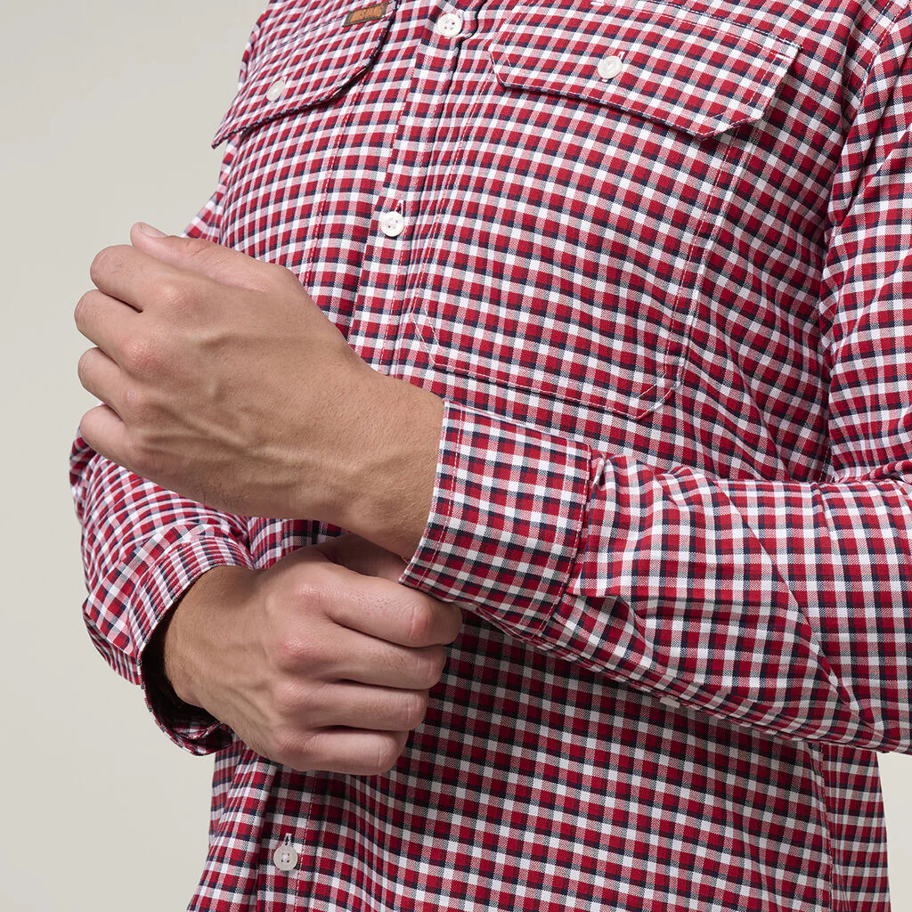 Hard Yakka Mustang Formal Check Shirt (Y04005) - Image 10