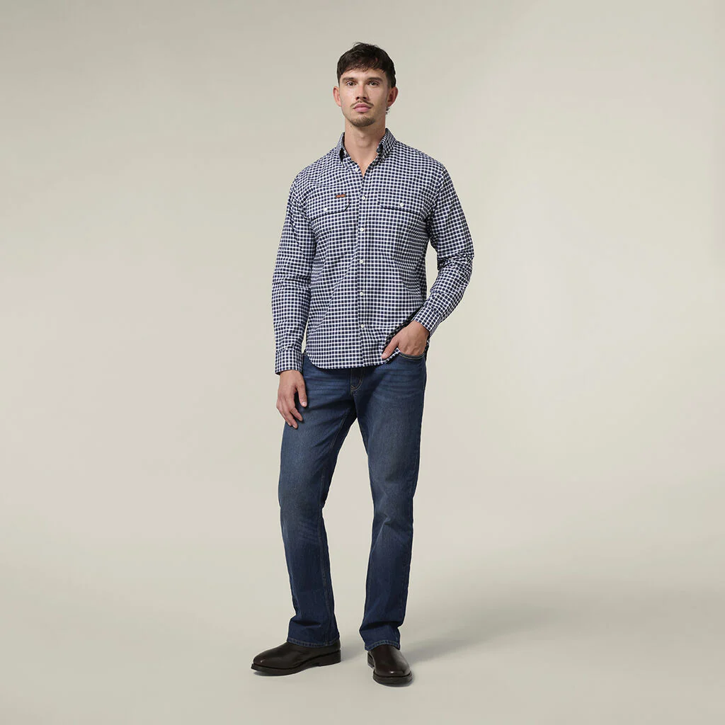 Hard Yakka Mustang Formal Check Shirt (Y04005) - Image 5