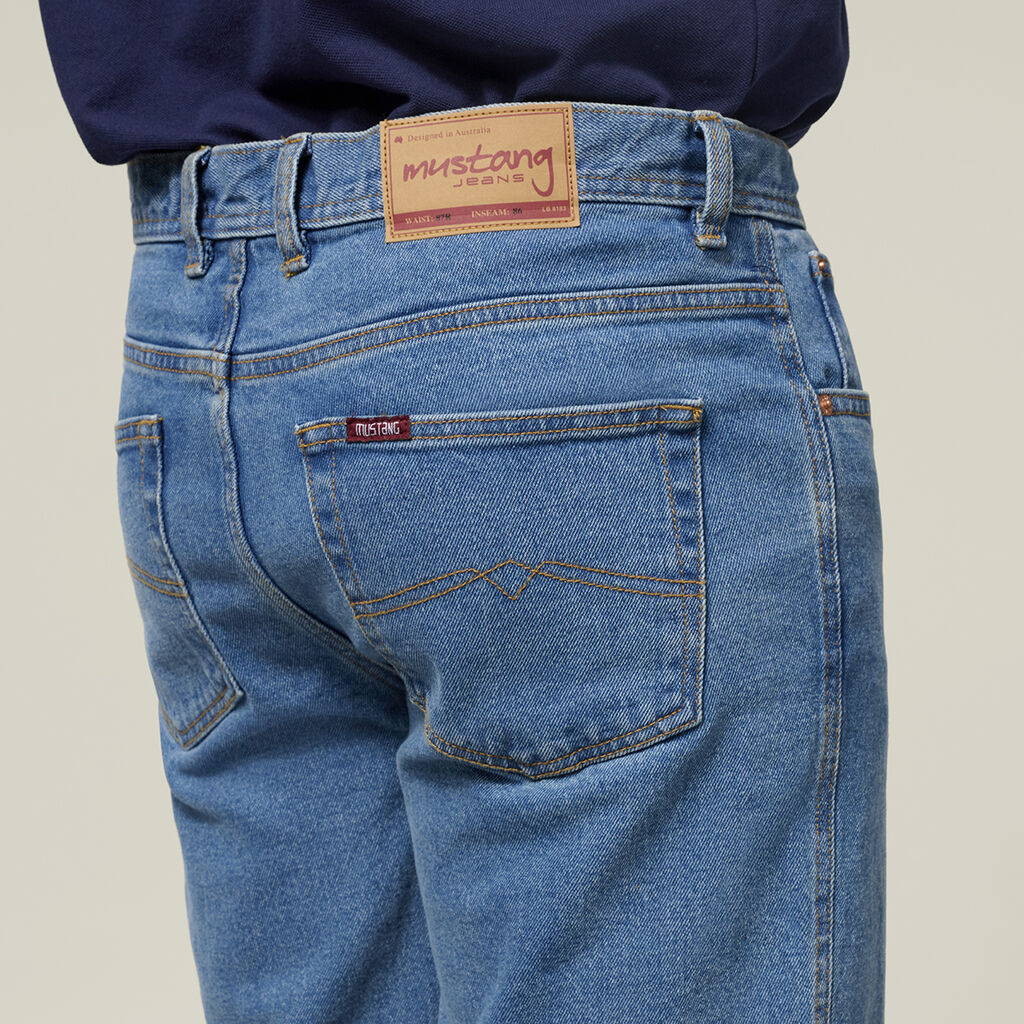Hard Yakka Mustang Regular Fit Stretch Work Jean (Y43245) - Image 4