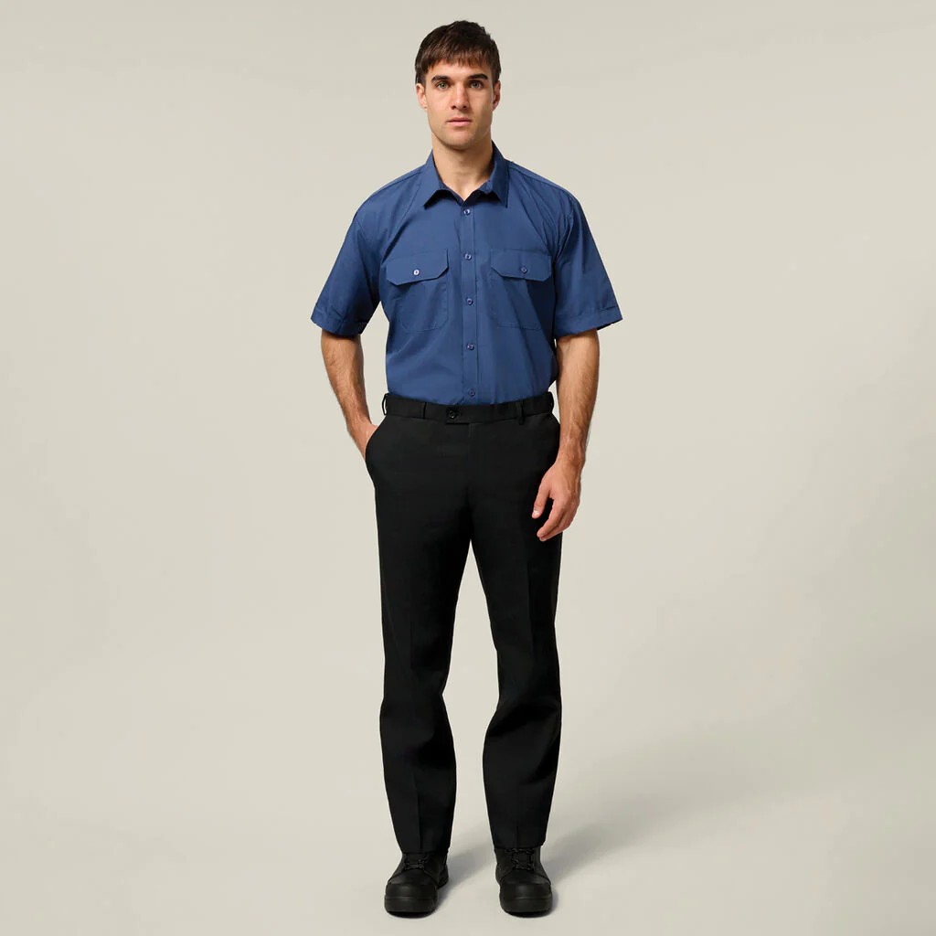 Hard Yakka Short Sleeve Permanent Press Shirt (Y07591) - Image 3