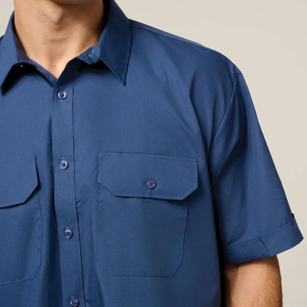 Hard Yakka Short Sleeve Permanent Press Shirt (Y07591) - Image 5