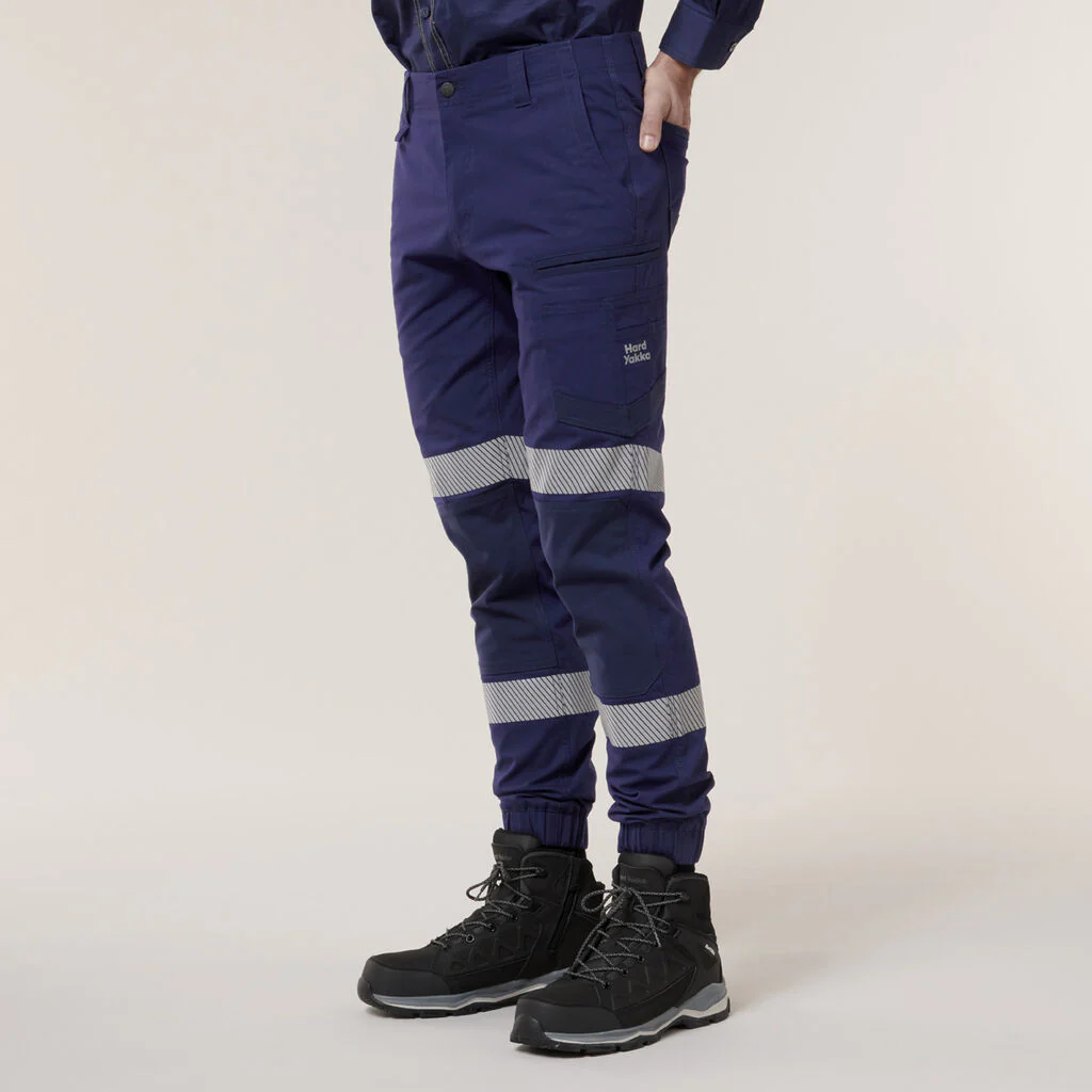 Hard Yakka Raptor Cuff Pant With Tape (Y02586) - Image 3