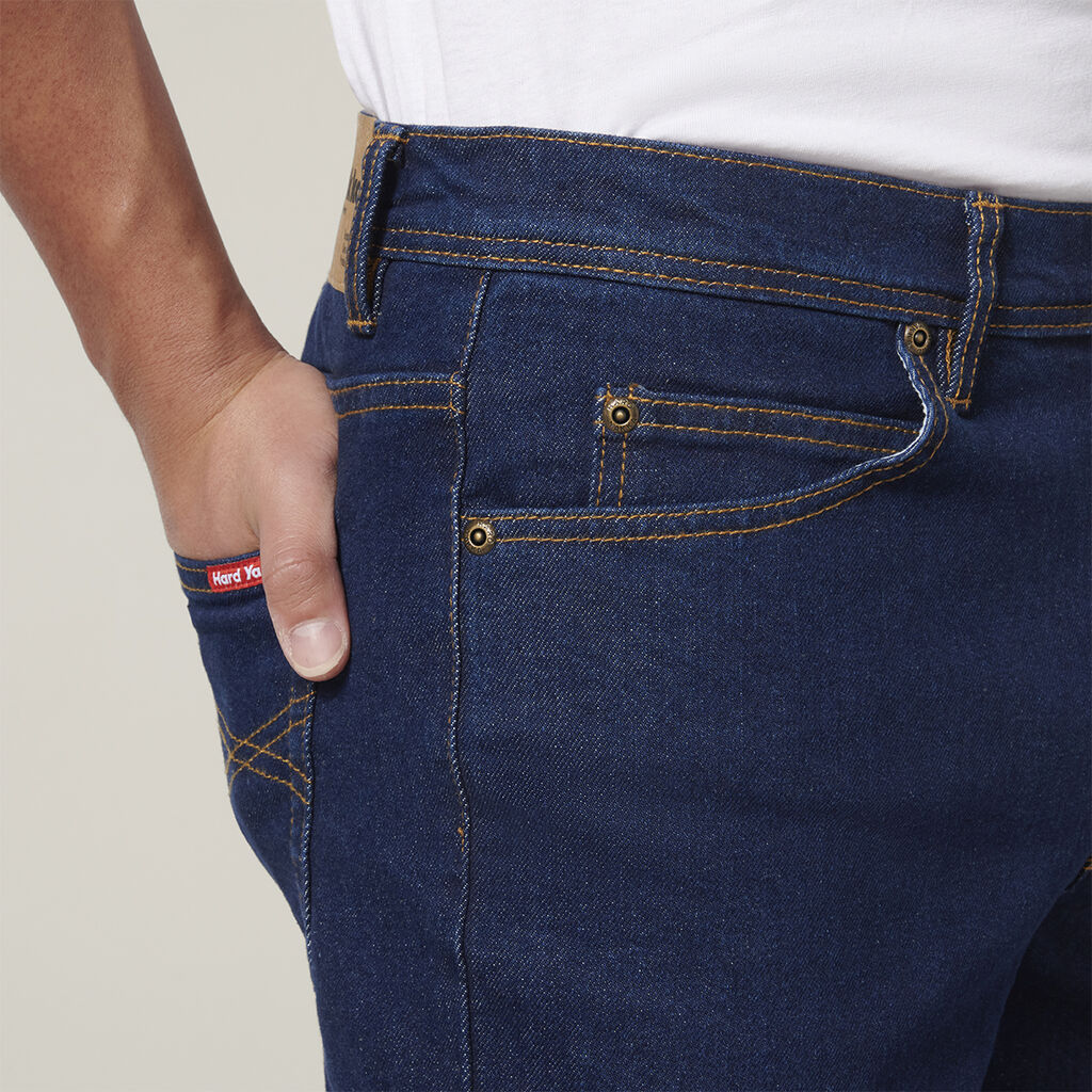 Hard Yakka Straight Leg Stretch Denim Jean (Y44610) - Image 7