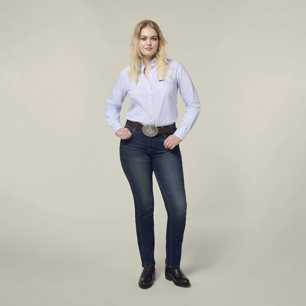 Hard Yakka Women’s Cotton Formal Shirt (Y08400) - Image 6